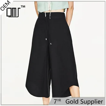 Para Las Asimétrico Vestir Pantalones De Buy Cordón Mujeres Negro vestido Mujeres Negro Vestido Culottes pantalones Pk0wOnX8