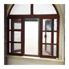 Residential system black powder coated aluminium sliding windows with tempered glass