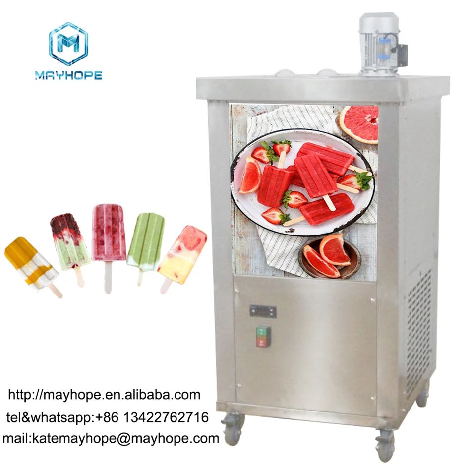 Ice Lolly Máquina Automática De Palo De Crema De Hielo MÁQUINA PARA HELADOS TANQUE DE POLOS H TP