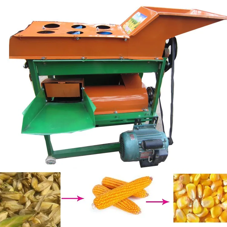 Electric Or Gasoline Or Diesel Corn Dehusking And Shelling Machine