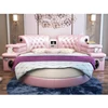 /product-detail/girls-bedroom-furniture-pink-big-round-leather-bed-cheap-round-beds-for-sale-60832160434.html