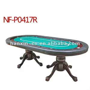 poker table oval