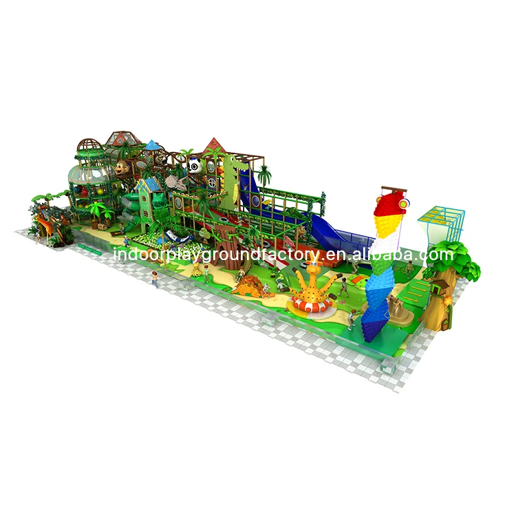 Manufacturer business plan Jungle adventure theme customized naughty children indoor playground