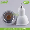 E11 led spotlight 3W 5W COB bright 110V 220V led dimmable plastic and aluminum spotlight
