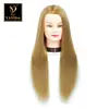 wholesale human hair manikin heads mannequin head with human hair images hairdressing training head real hair photos