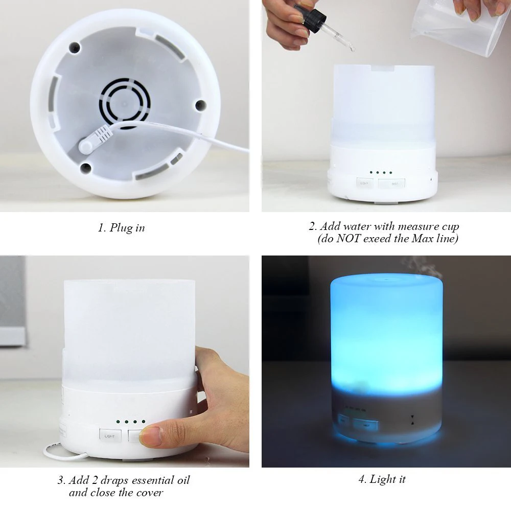 Soicare 100ml Mini Battery Powered Operated Aromatherapy Essential Oil