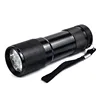 Jialitte F126 aluminum alloy flashlight UV money file detector 9 LED 365nm black light UV flashlight