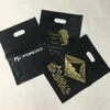 Custom Design Logo Printing PE Cheap Die Cut Handle Shopping Plastic Bag