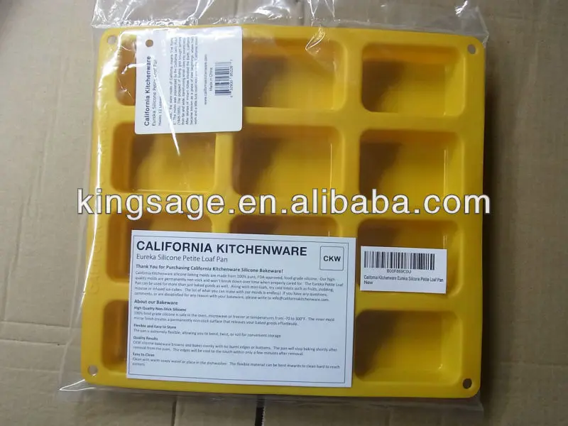 12 Cavity Silicone Mold Mini Loaf Pan Liner Petite Cake Molds Soap Molds Loaf Buy Licone