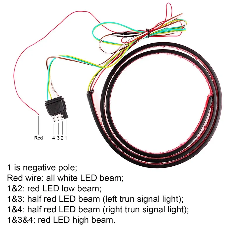 22W-49-Flexible-LED-Car-Truck-Tailgate-Light-Bar-Red-and-White-12V-72LED-Running-Brake (3)