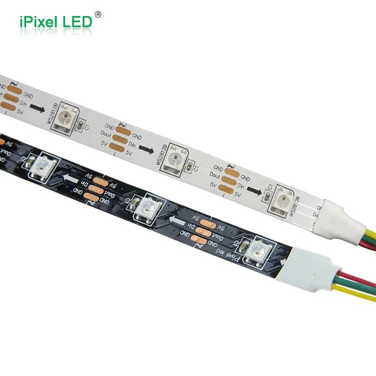 3 pin connector dc5v rgb led strip ws2812b/SK6812 30