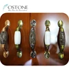 Professional Natural Stone Copper Plating Cabinet Bathroom Furniture Pull Handles