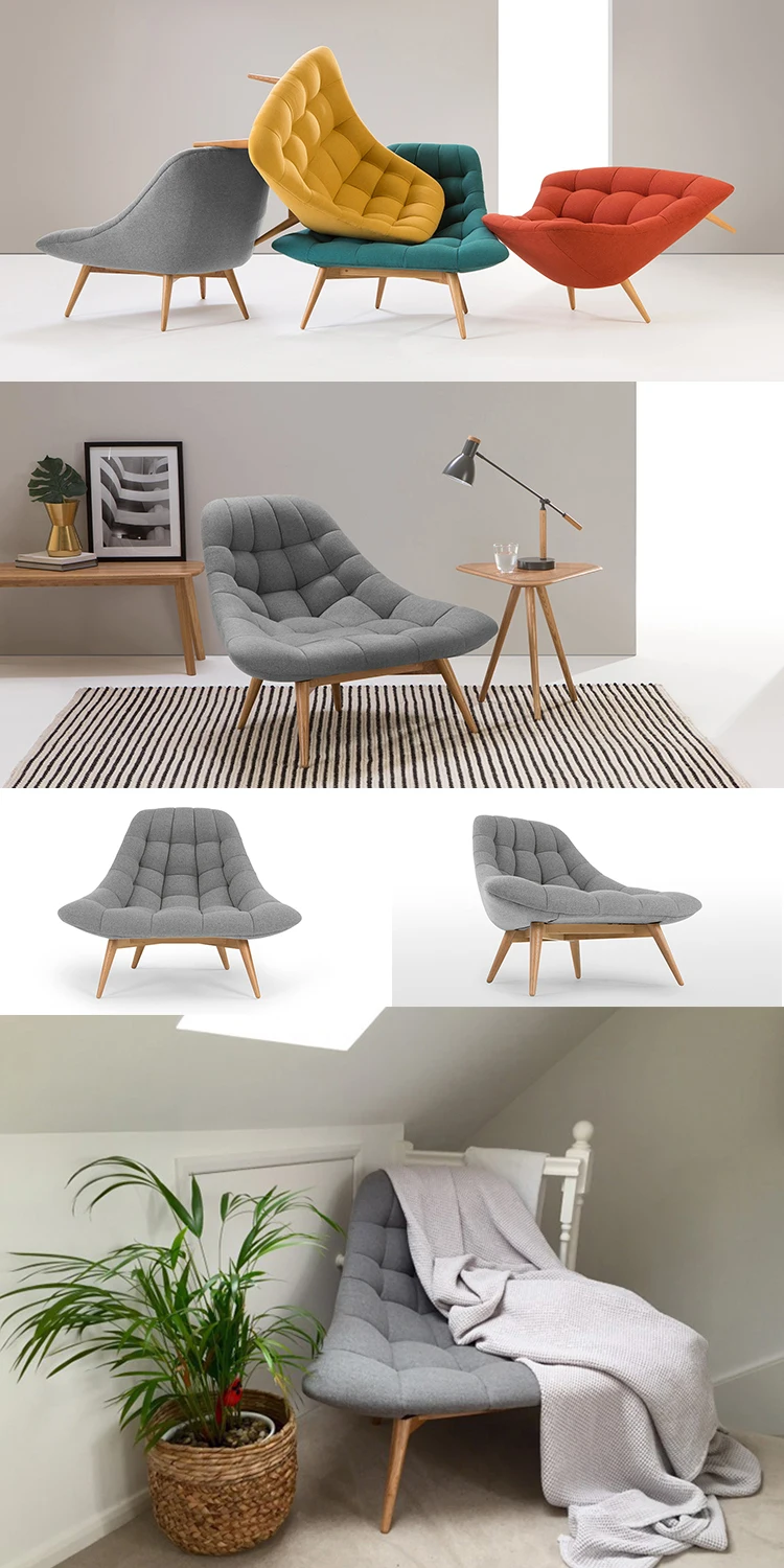 Nordic European Style Modern Living Room Furniture Single ...