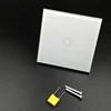 High quality glass panel Intelligent remote control touch screen light switch Aoju
