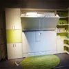 Space saving-Bunk Wall Bed Horizontal Double Murphy Bed