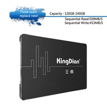 KingDian SSD S500 120GB 128GB Internal Solid State Hard Drive Disk TLC Flash SATAIII 2.5” for PC Desktop Laptop