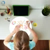 WSR-M6-8 Dry erase removable sticker white erase board desk writing whiteboard