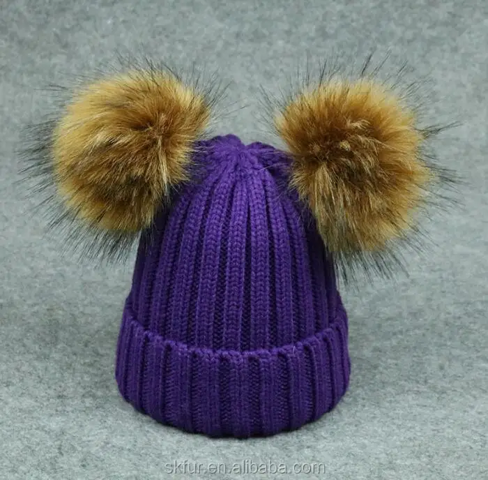 double ball beanie