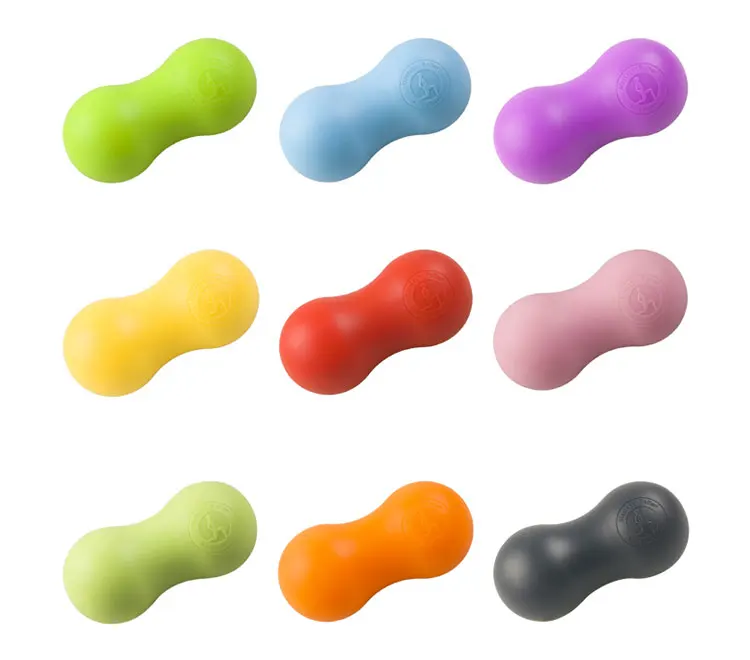 Firm Myofascial Release Trigger Point Therapy Massage Lacrosse Balls Peanut Double Ball Yoga Therapy Silicone Massage Ball