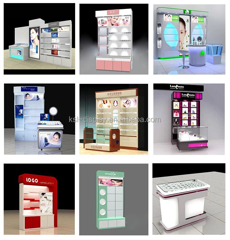 Low Cost Custom Tailor Cosmetics Showcase Display Standglass Low Cost Custom Tailor Cosmetics Showcase Display Standglass