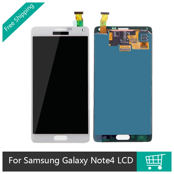 100% Warranty Pantalla For Samsung Galaxy Note 4 N9100