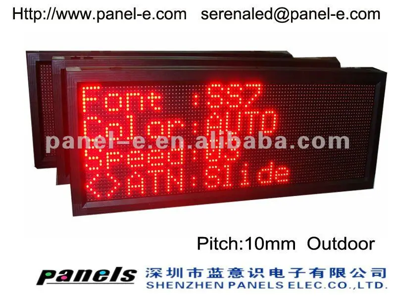 outdoor led sign panels