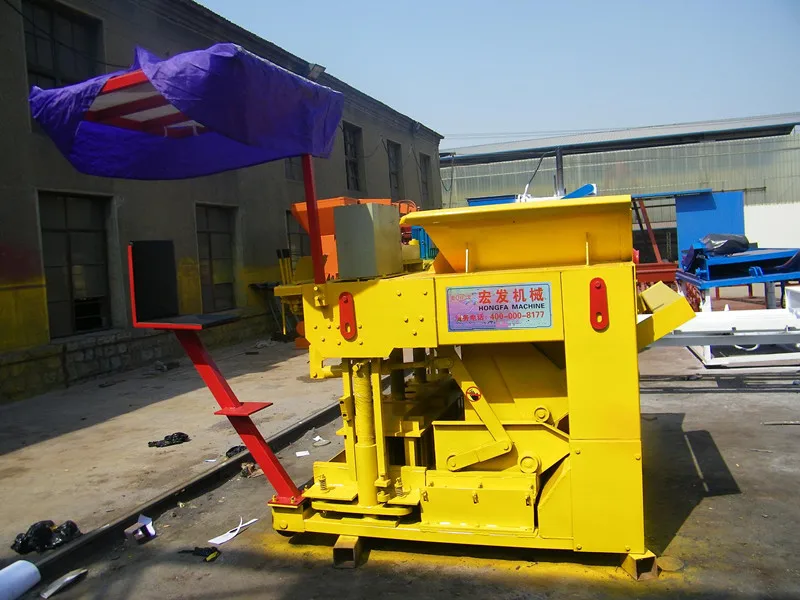 Hongfa 6A movable manual hollow brick making machine