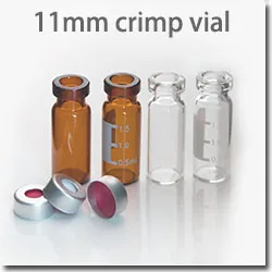 11mm crimp HPLC vial