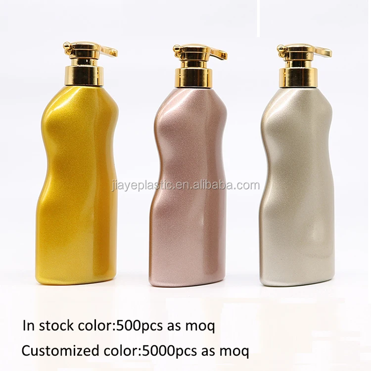 In Stock Luxury 400ml Empty Pet Brown Bottle Shampoo With Pump Buy