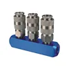 Air release quick coupler Multiple branch pneumatic quick coupling