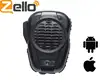 Bluetooth Wireless PTT Headset Rugged Speaker Microphone for Zello Android iOS