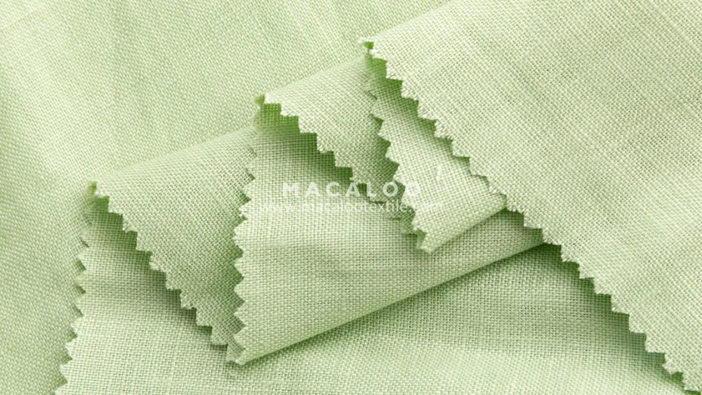 Wholesale woven pure 100 linen fabric