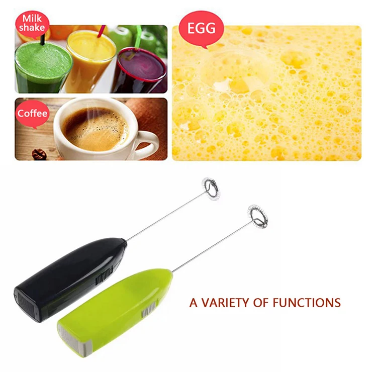 2021 Online Shop Kitchen Gadgets 2021 Home Supplies 304 Stainless Steel Portable Electric Mini Coffee Foamer Egg Beater Milk Frother