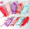 European Wedding Party Favor Vase Shaped Double Headed Candy Shaped Paper Sweet Boxes with Ribbon Flowers