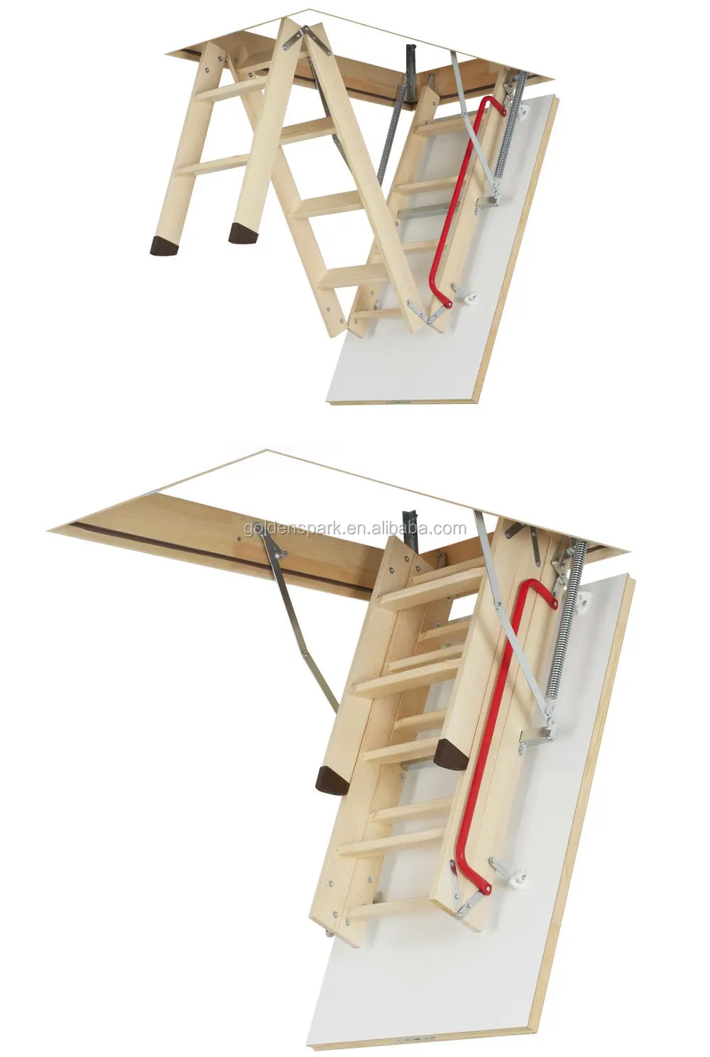 Folding Loft Ladder Wooden Loft Ladder Buy Wood Ladder,Folding Wooden