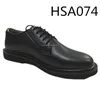 no-shining leather military force black executive oxford shoes for men