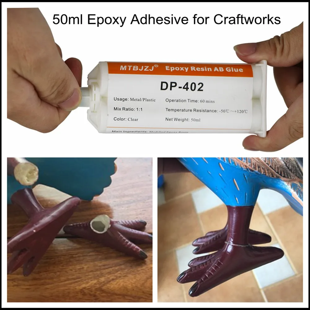 Heat Resistant 482 Fahrenheit Epoxy Resin Adhesive Ab Glue 2 Part With