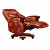 Luxury European design home furniture reclining chair modern elegant leather bed