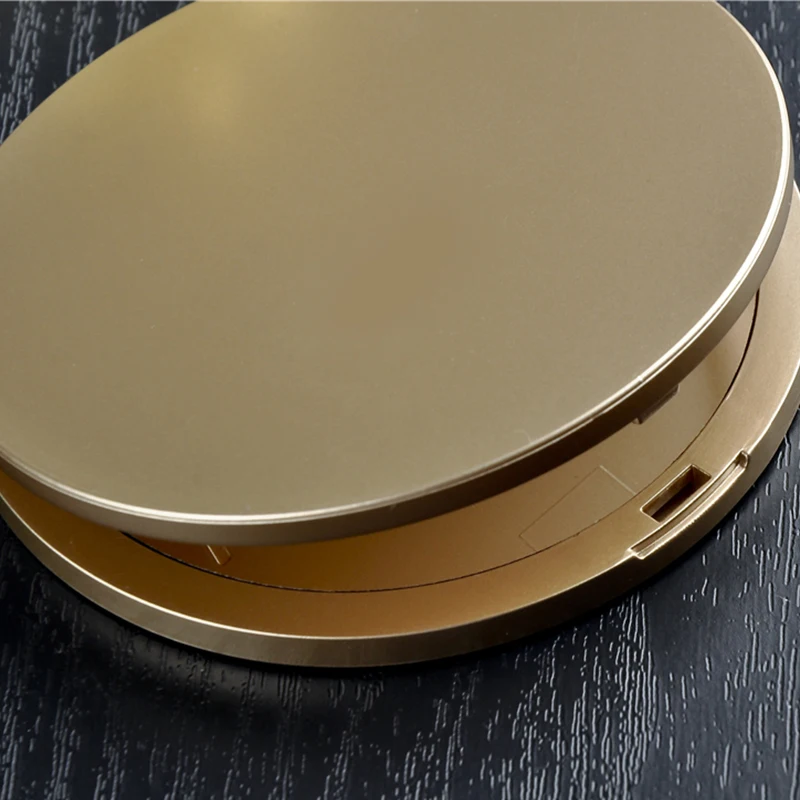 Cheap Pocket Engraved Custom Foldable Single Side Gold Cosmetic Mirror Buy Cosmetic Mirror