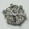 Wholesale button maker in Fushcia Color rhinestone buttons small orders