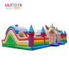CE SGS Test Best Colorful amusement park inflatable rainbow fun city inflatable unicorn for sale