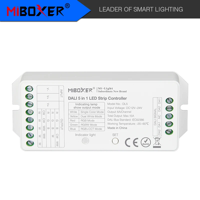 DALI  Dimming/RGB/RGBW/RGBWW/CCT  led strip controller