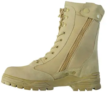 Rubber Steel Toe Cap Army Boots 