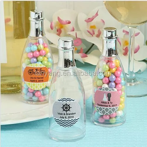 Personnalise En Plastique Champagne Bonbons Pots Bouteille Anniversaire Bebe Fete Faveurs De Mariage Buy Pots De Bonbons Champagne Bouteille De Champagne Boite Cadeau Avec Couvercle Product On Alibaba Com