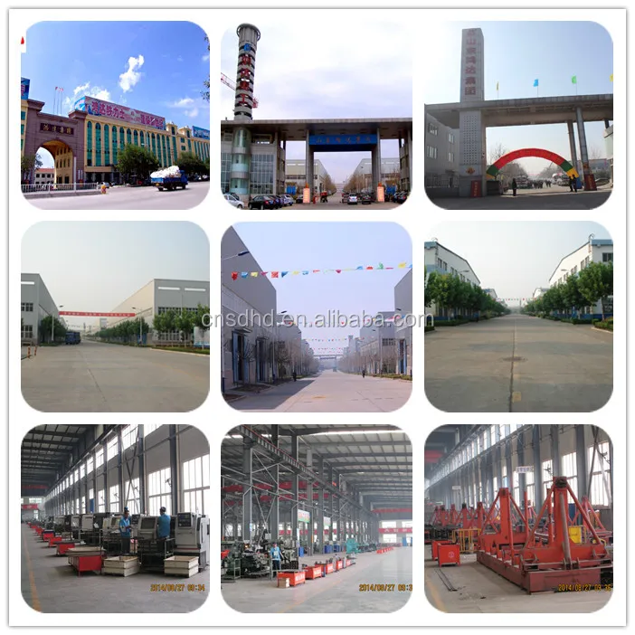 hongda best designed flat top tower crane with CE and ISO certificate