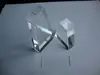 high quality JGS2 fused silica trapezoid glass light guide with thickness 17.5mm for lighting