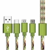 3in1 Camouflage fabric nylon usb data charger cable saver protector for nokia ca-45 usb data cable