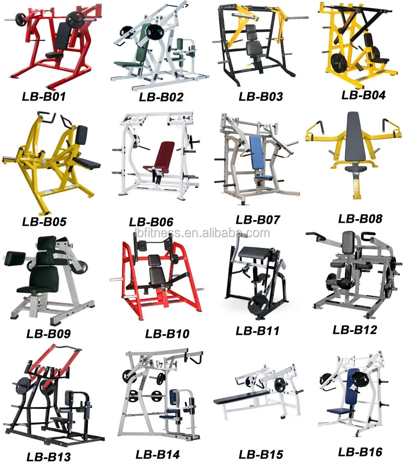 Gym Club Use Commercial Strength Fitness Equipment Plate Loaded ...