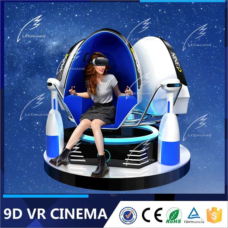 Interactive Game 3Dof Electric Dynamic Virtual Reality 9D VR Simulator Arcade Games Machines