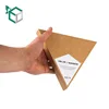 Factory made corrugated kraft paper board creative take away cookie one time use package box